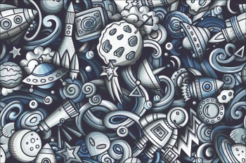  Fototapeta dla dzieci kosmos 2419