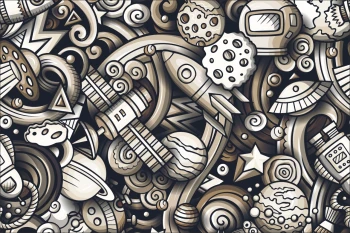  Fototapeta dla dzieci kosmos 2420