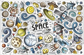  Fototapeta dla dzieci kosmos 2425