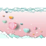  Fototapeta dla dzieci kolorowe balony dwk258