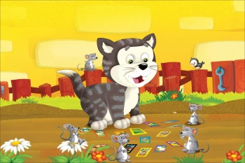  Fototapeta dla dzieci kotek 4820