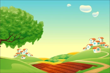  Fototapeta dla dzieci krajobraz 1458