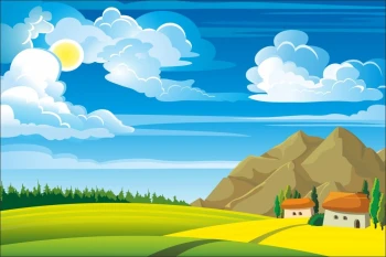  Fototapeta dla dzieci krajobraz 1473