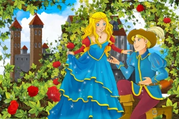  Fototapeta dla dzieci księżniczka 44a