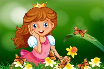  Fototapeta dla dzieci księżniczka 1215d