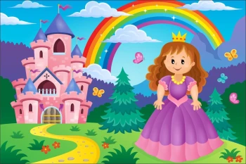  Fototapeta dla dzieci księżniczka 1223