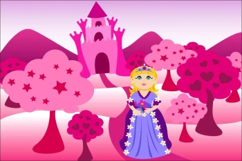  Fototapeta dla dzieci księżniczka 1234