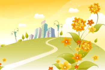  Fototapeta dla dzieci kwiatki 2606