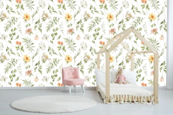  Fototapeta dla dzieci kwiaty, pnącza MP018