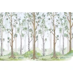  Fototapeta dla dzieci las, drzewa M013