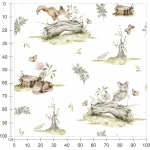  Fototapeta dla dzieci leśne zwierzęta MP003