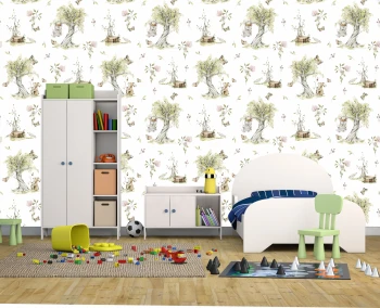  Fototapeta dla dzieci leśne zwierzęta MP005