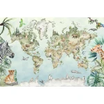  Fototapeta dla dzieci mapa, Afryka, M044