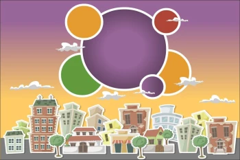  Fototapeta dla dzieci miasto 1472