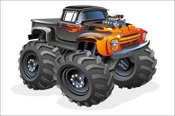  Fototapeta dla dzieci Monster Truck 1525
