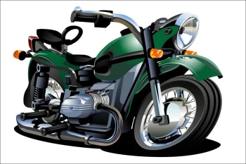  Fototapeta dla dzieci motocykl 1548