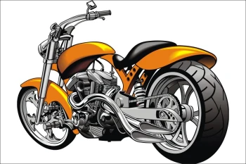  Fototapeta dla dzieci motocykl 1549