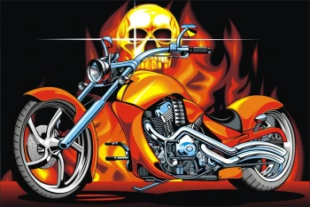  Fototapeta dla dzieci motor 1552