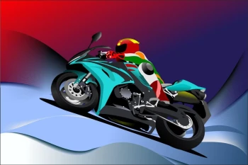  Fototapeta dla dzieci motor 1554