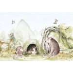  Fototapeta dla dzieci na wymiar sarenka w legowisku z przyjaciółmi M065 