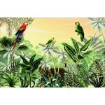  Fototapeta dla dzieci na wymiar dżungla, lampart dwk225