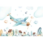  Fototapeta dla dzieci na wymiar samoloty dwk280