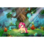  Fototapeta dla dzieci na wymiar jednorożec, las dwk340