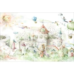  Fototapeta dla dzieci na wymiar zamek, bajka, wróżki dwk346