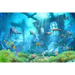  Fototapeta dla dzieci na wymiar podwodny świat dwk348