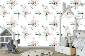  Fototapeta dla dzieci na wymiar flaming MP028