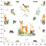  Fototapeta dla dzieci na wymiar leśne zwierzęta MP029