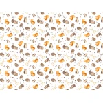  Fototapeta dla dzieci na wymiar lisek, sówka, jeżyk MP037