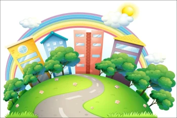  Fototapeta dla dzieci osiedle 1466