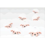  Fototapeta dla dzieci na wymiar owieczki dwk060