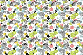  Fototapeta dla dzieci parasolki 2443