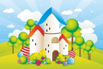  Fototapeta dla dzieci pałac 2622