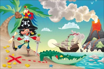  Fototapeta dla dzieci piraci 1274