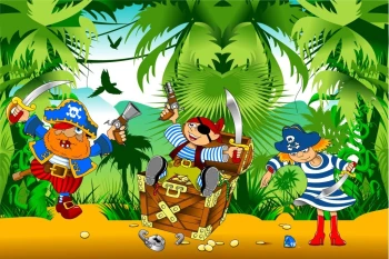  Fototapeta dla dzieci piraci 1283