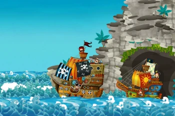  Fototapeta dla dzieci pirat 4824