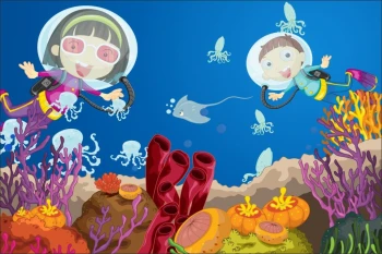  Fototapeta dla dzieci podwodny świat 1261