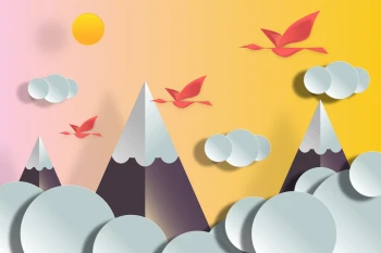  Fototapeta dla dzieci ptaki 2577