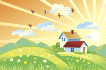  Fototapeta dla dzieci ptaki 2616