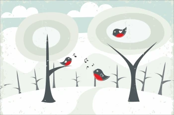  Fototapeta dla dzieci ptaszki 4812