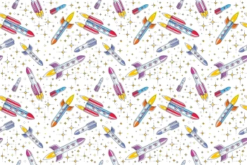  Fototapeta dla dzieci rakiety 2415