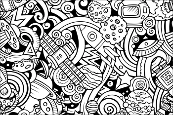  Fototapeta dla dzieci rakiety 2422