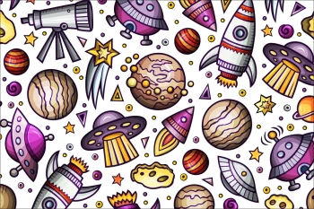  Fototapeta dla dzieci rakiety 2424