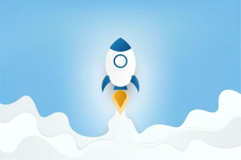  Fototapeta dla dzieci rakieta 2599