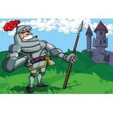 Fototapeta dla dzieci rycerz 1238