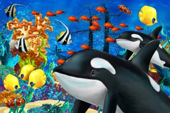  Fototapeta dla dzieci rybki 4827