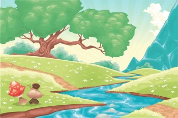  Fototapeta dla dzieci rzeka 1484